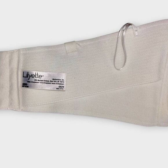 Lilyette 929 Womens Bra Sz 42DD Tailored Strapless Minimizer Bra White Wedding‎ - Picture 3 of 9